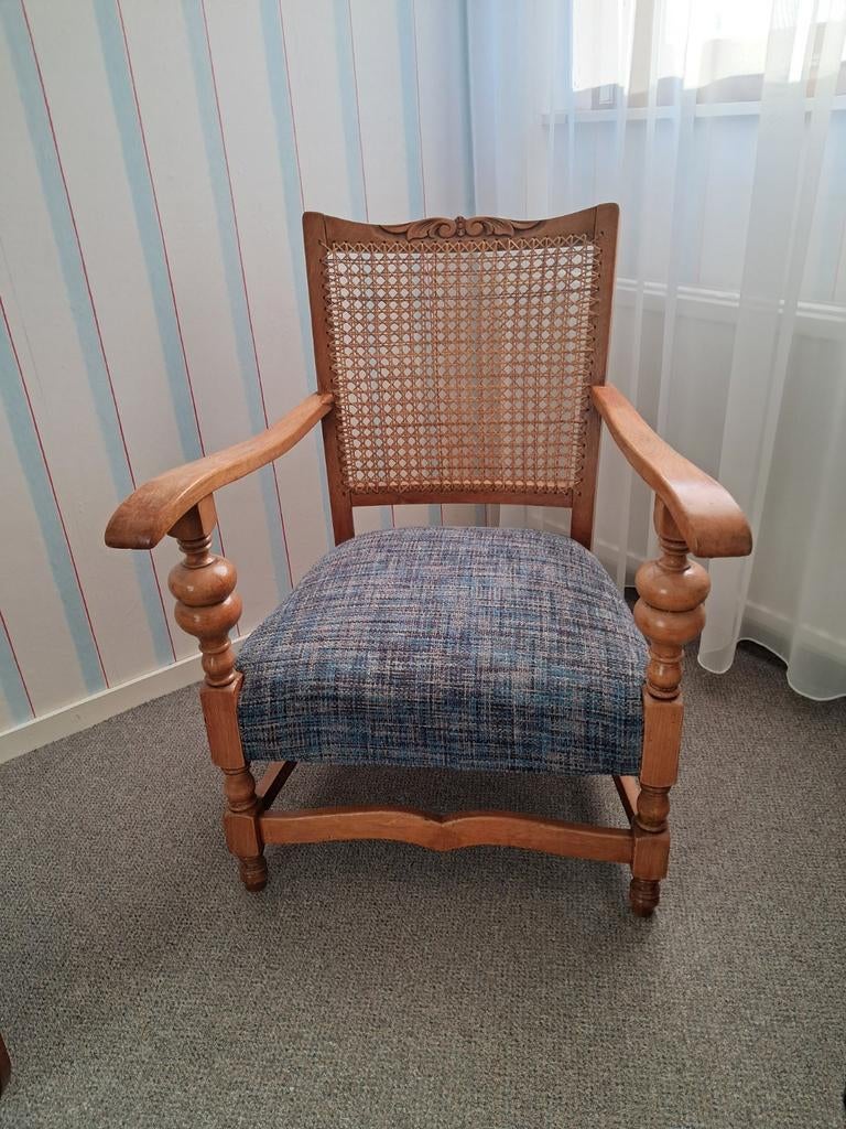 Vintage leuningstoel., Ophalen of Verzenden