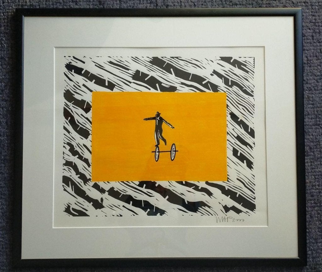 Originele gesigneerde grafiek van Hans Wap, Ophalen