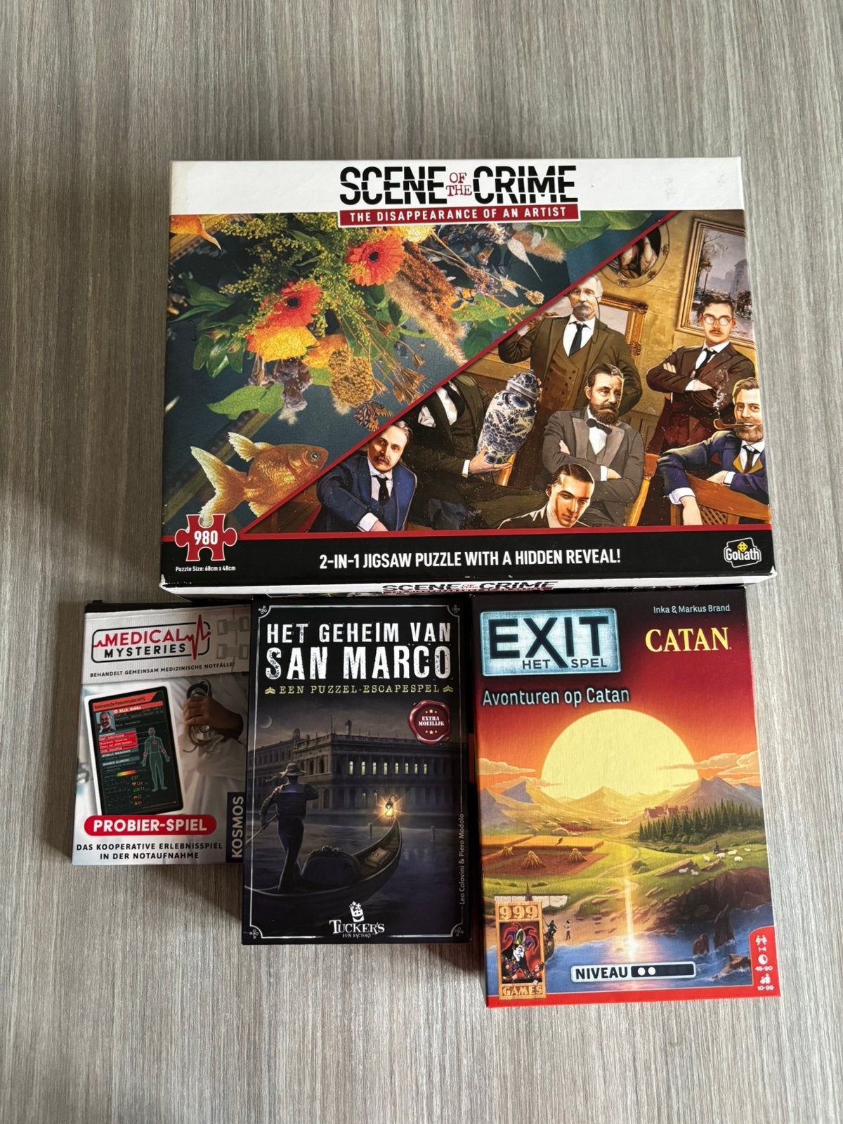 Escape room pakket, 4 spellen voor 15 euro, Ophalen of Verzenden, Zo goed als nieuw