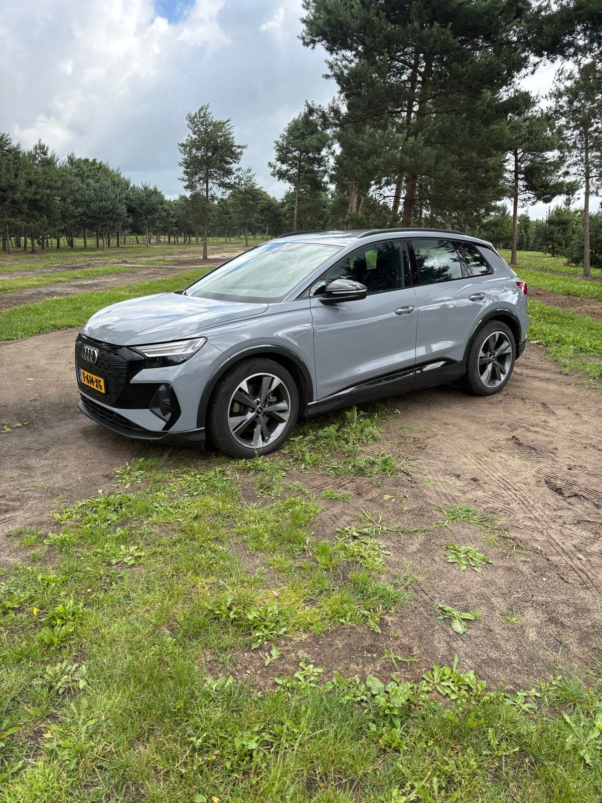 Audi Q4 e-tron 35 E-tron 52kWh 170pk 2022 Grijs, Auto's, Audi, Automaat, Achterwielaandrijving, 510 min, 95 pk