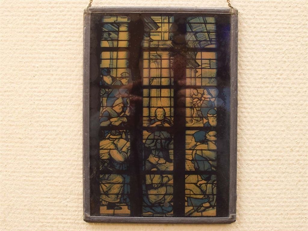 Glas in lood raam 51601, Ophalen of Verzenden, Gebruikt