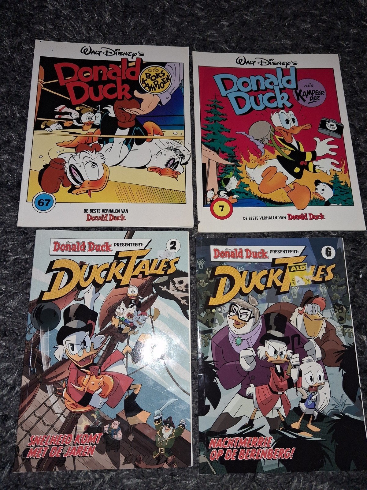 Donald Duck en DuckTales stripboeken (4 stuks), Ophalen of Verzenden