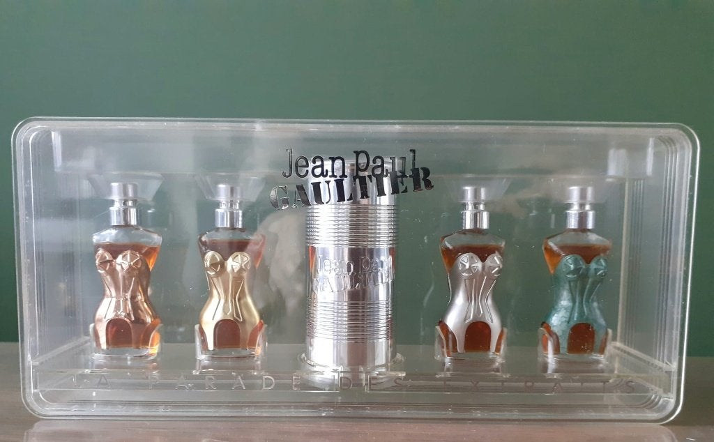 Jean Paul Gaultier miniaturen, Ophalen of Verzenden, Zo goed als nieuw, Miniatuur, Gevuld
