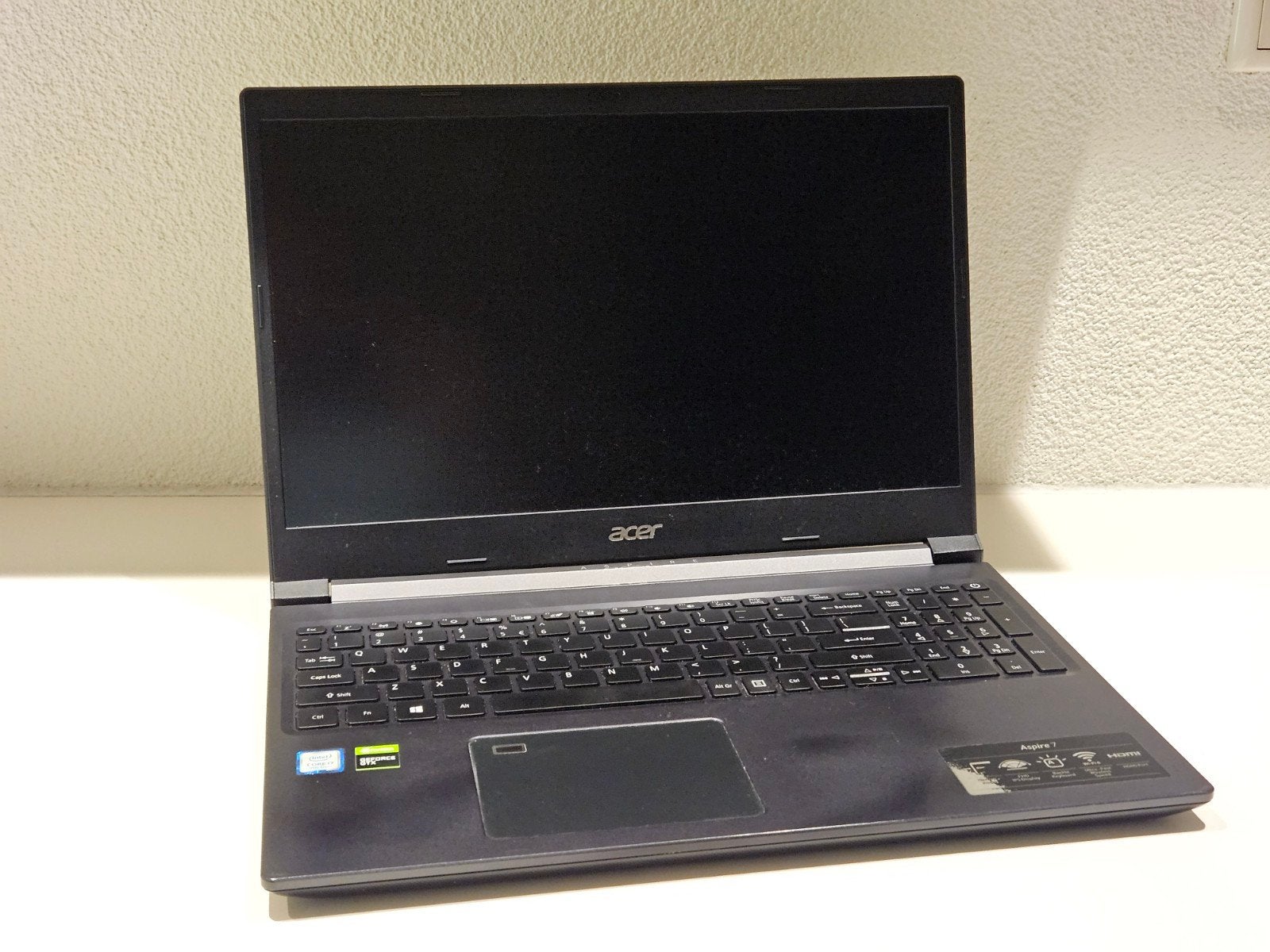 Acer Aspire 7 - Intel Core i7 + GTX 1650 Ti, Computers en Software, Met videokaart, Zo goed als nieuw, Gaming, SSD