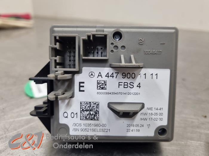 Kontaktslot + Sleutel van een Mercedes Vito, Gebruikt, -, Ophalen of Verzenden, -