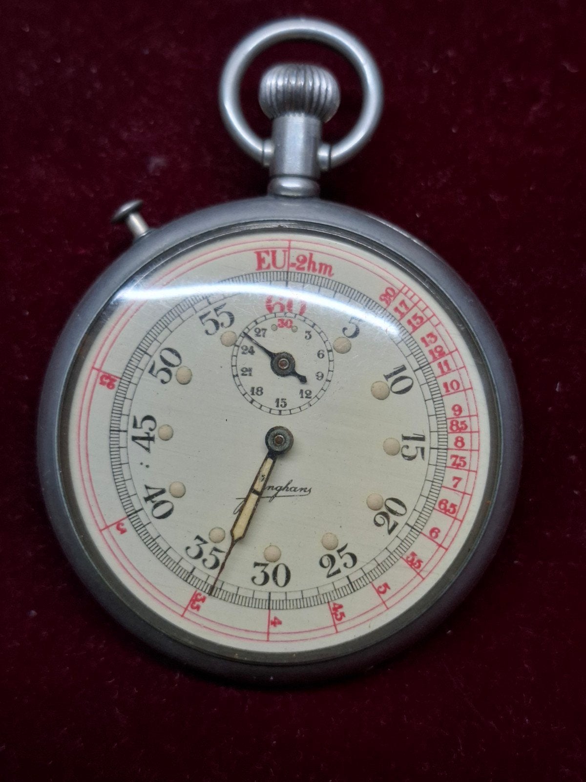 Zeldzame Junghans stopwatch met nazi-adelaar, Ophalen of Verzenden