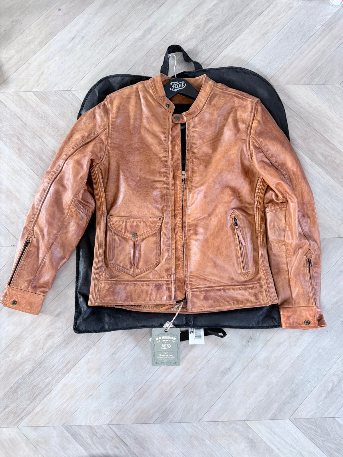 Fuel Motorcycles Bourbon Jacket – Nieuw met labels – M, Verzenden, Nieuw met kaartje, Heren, Jas | leer