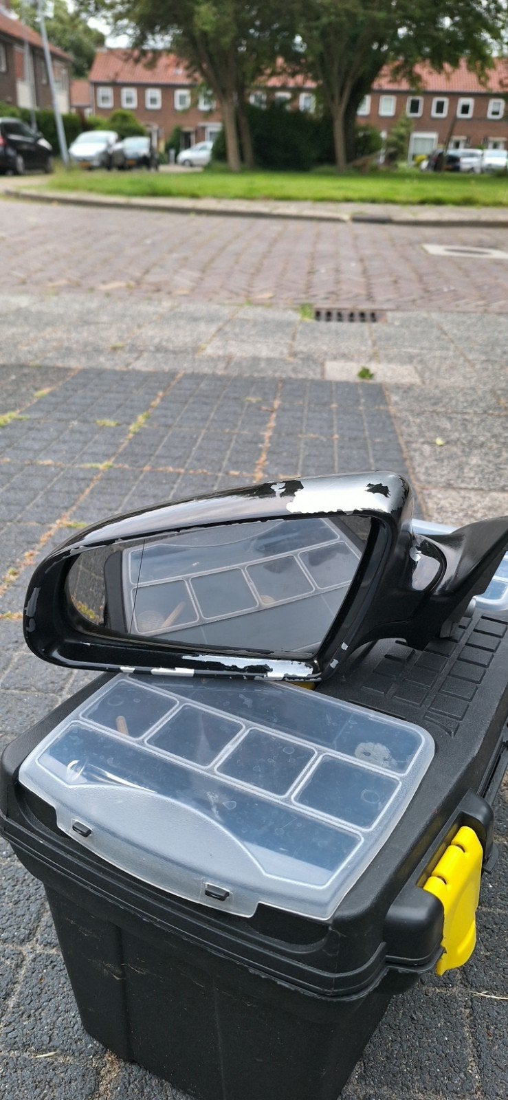 Zijspiegel voor Audi A4 B6 B7 - Gebruikt, Ophalen of Verzenden, Gebruikt, Audi