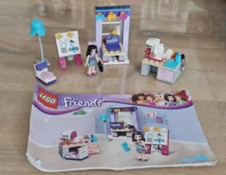 LEGO Friends Emma's Atelier - 41115, Lego, Compleet, Friends, Ophalen of Verzenden