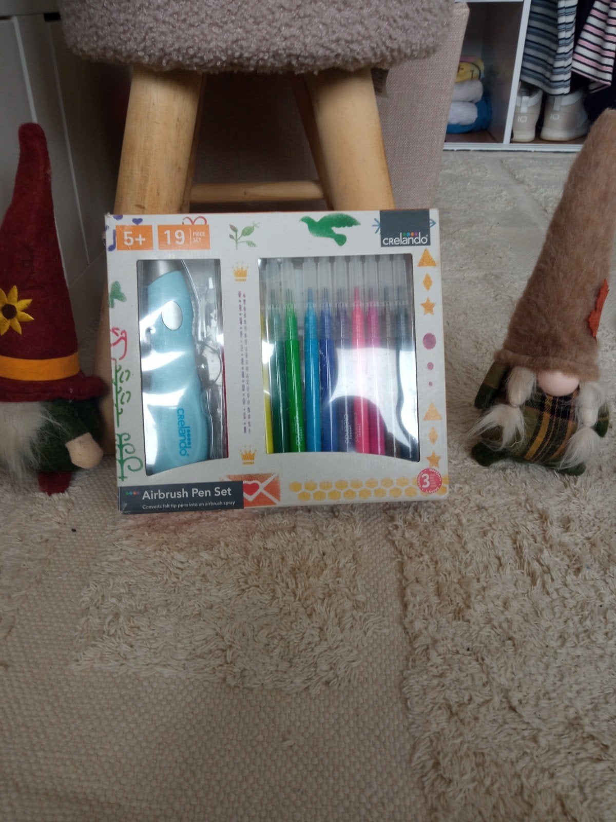 kinder airbrush, Hobby en Vrije tijd, Ophalen of Verzenden, Zo goed als nieuw, Airbrush en Toebehoren