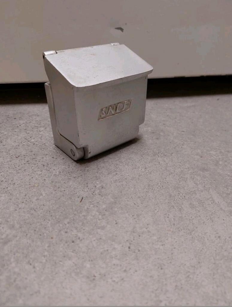 Vintage retro Asbak ashtray openbaarvervoer rokershok, Ophalen of Verzenden, Gebruikt, Trein, Overige typen