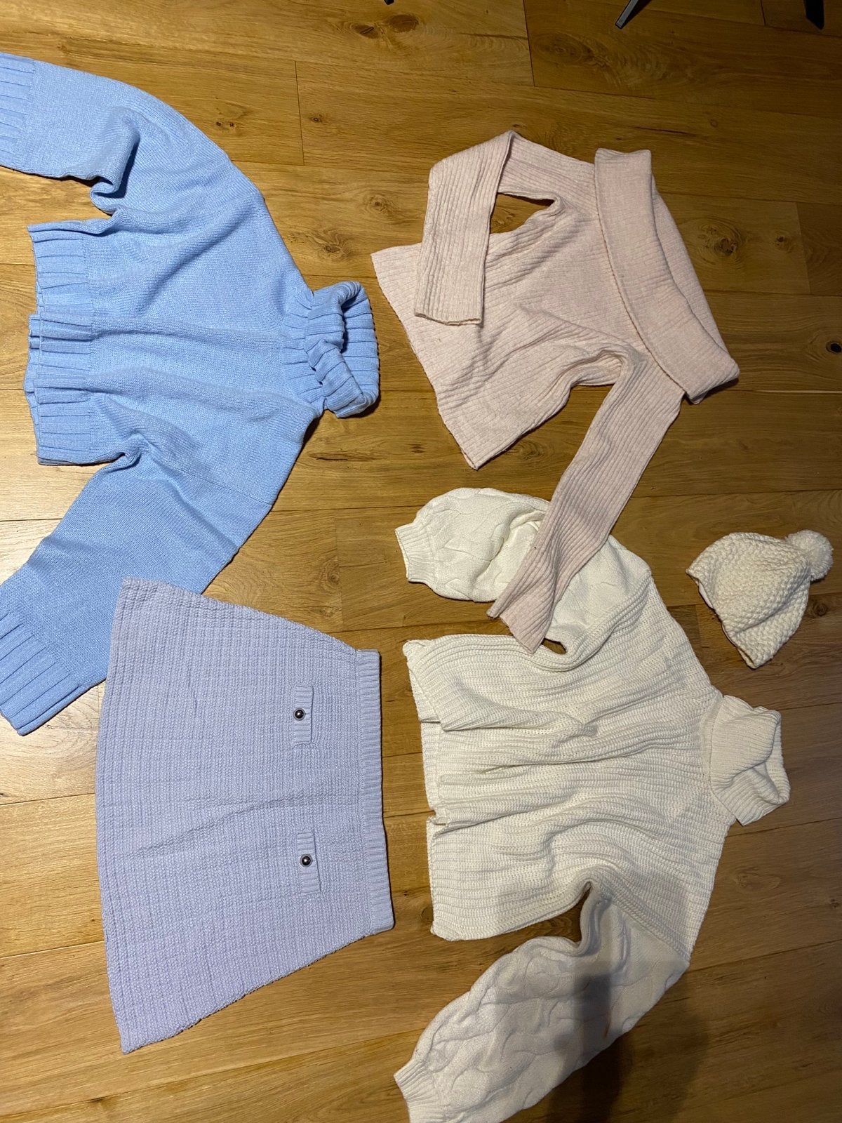 Kledingpakket winter dames maat M - Truien en rokje, Ophalen of Verzenden, Gedragen, Maat 38/40 (M)