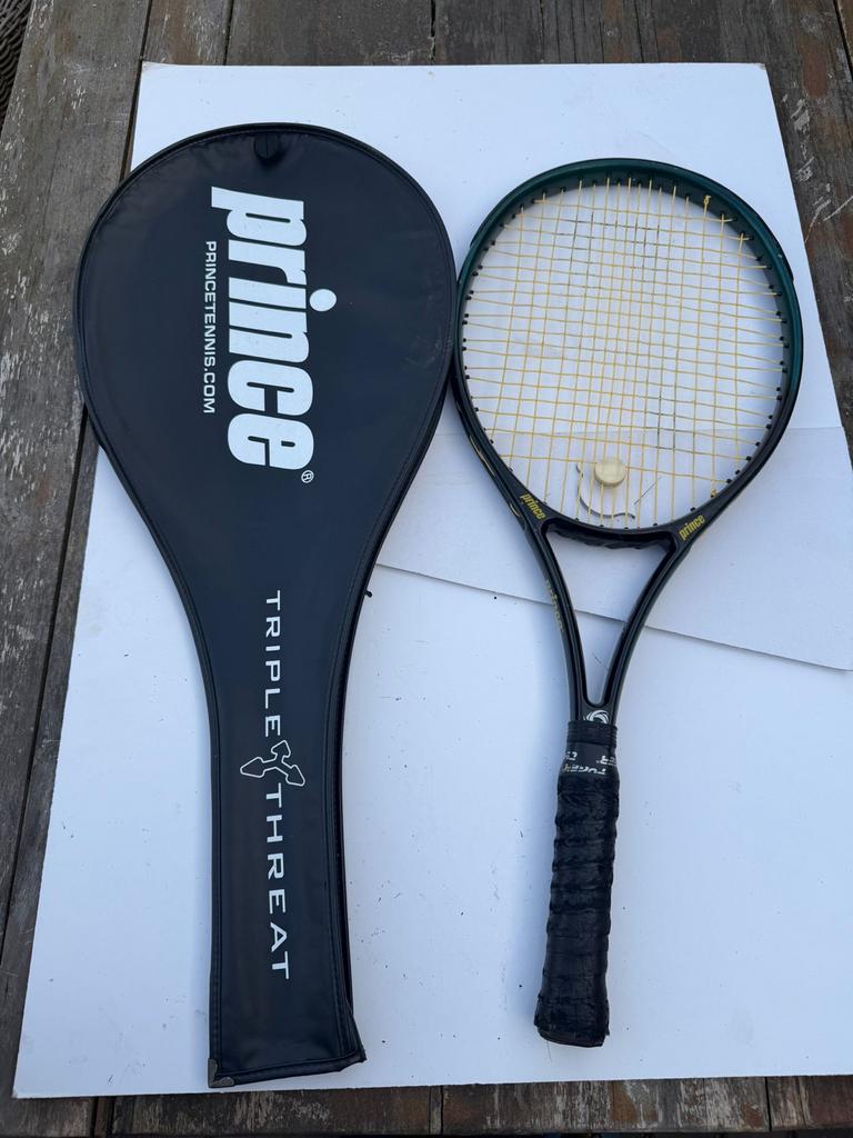 Prince Triple Threat tennisracket - 380g, gripmaat 4 #1, Sport en Fitness, Tennis, Gebruikt, L4, Prince, Ophalen of Verzenden