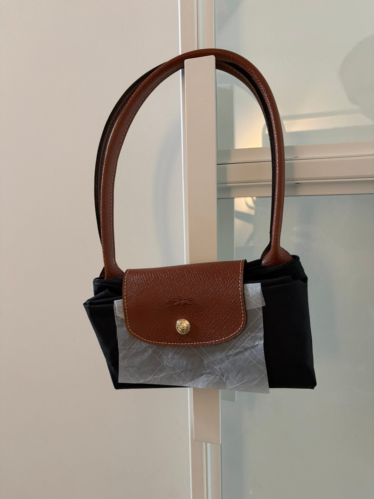 Longchamp tas maat s zwart, Ophalen of Verzenden, Zo goed als nieuw, Zwart, Handtas