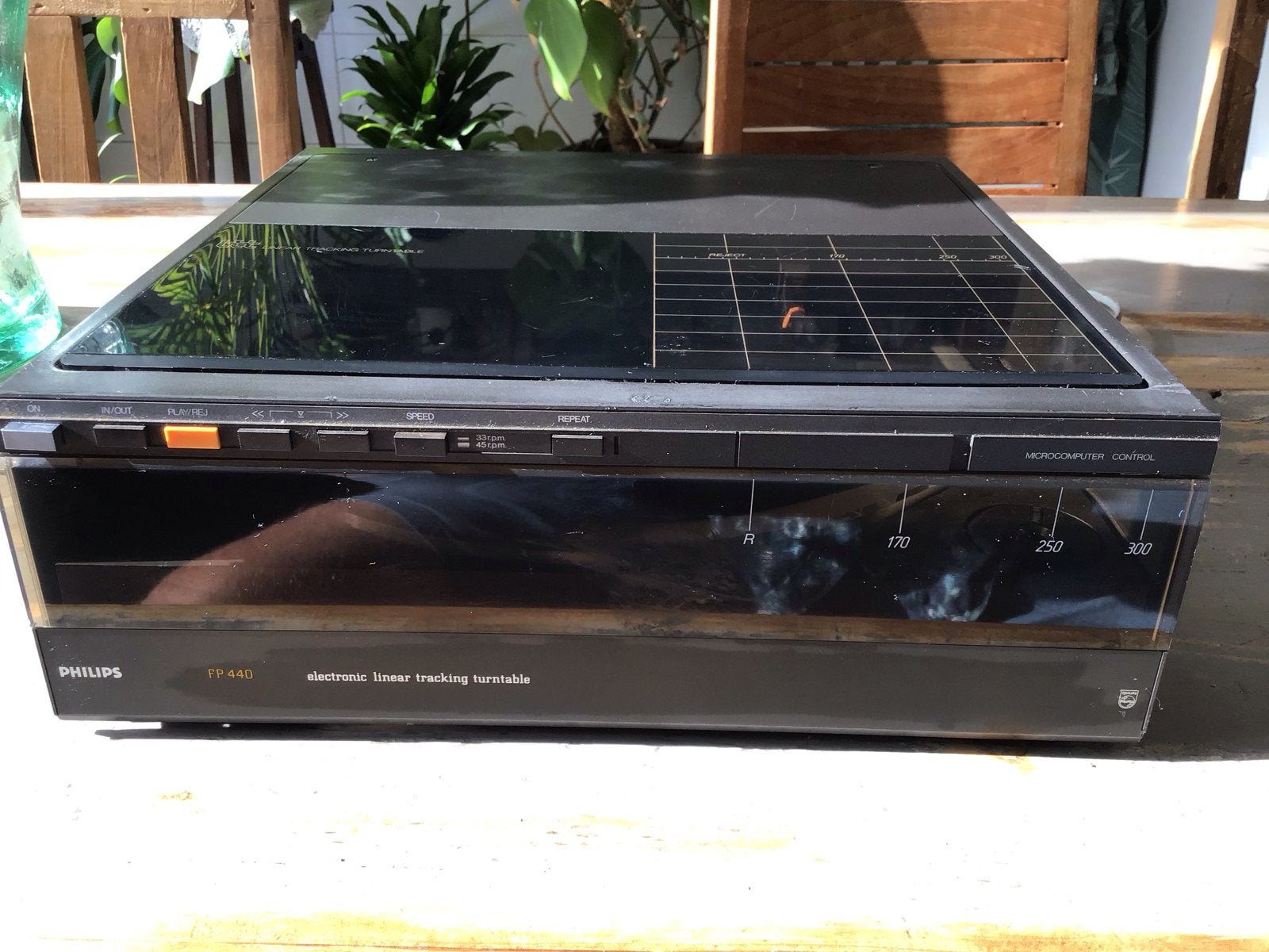 Philips FP440 Lineaire Tracking Platenspeler (niet werkend), Ophalen of Verzenden, Niet werkend, Platenspeler, Philips