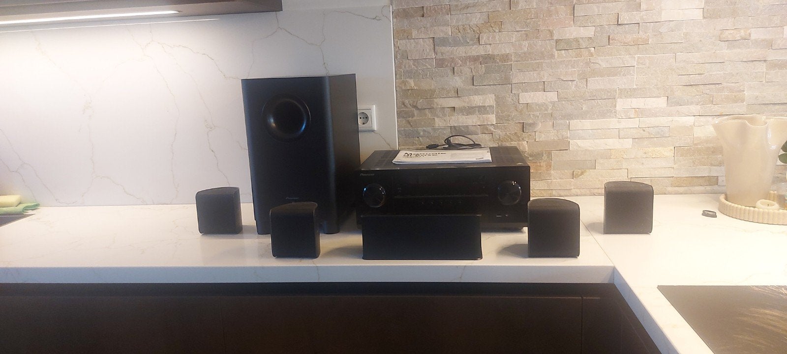 Pioneer Subwoofer en Receiver Set, Ophalen