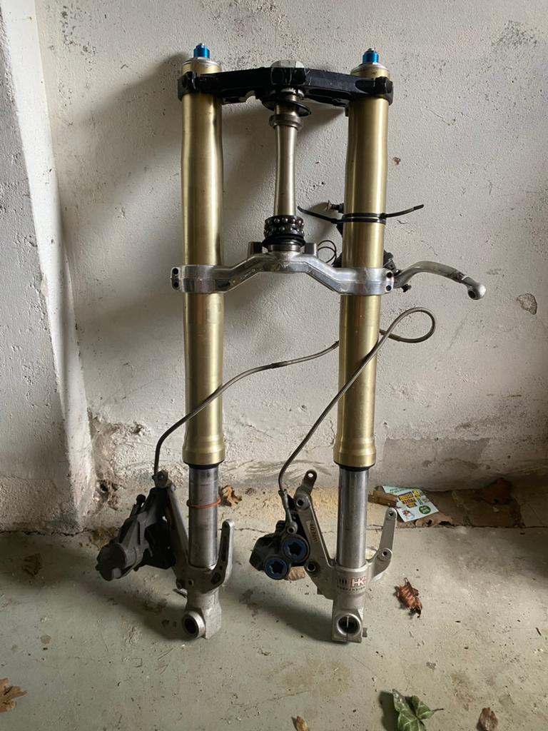 Yamaha upside down voorvork, Motoren, Ophalen, Gebruikt