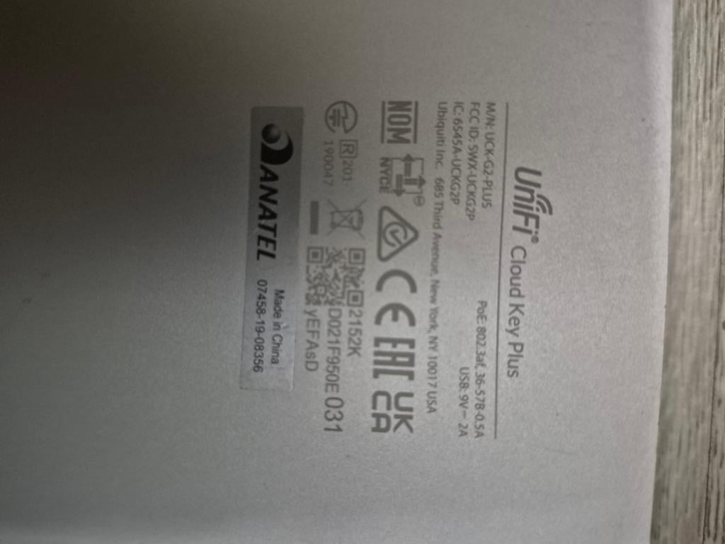 UniFi Cloud Key Plus Gen2 met 1TB HDD, Computers en Software, Harde schijven, Intern, Gebruikt, HDD, Ophalen of Verzenden