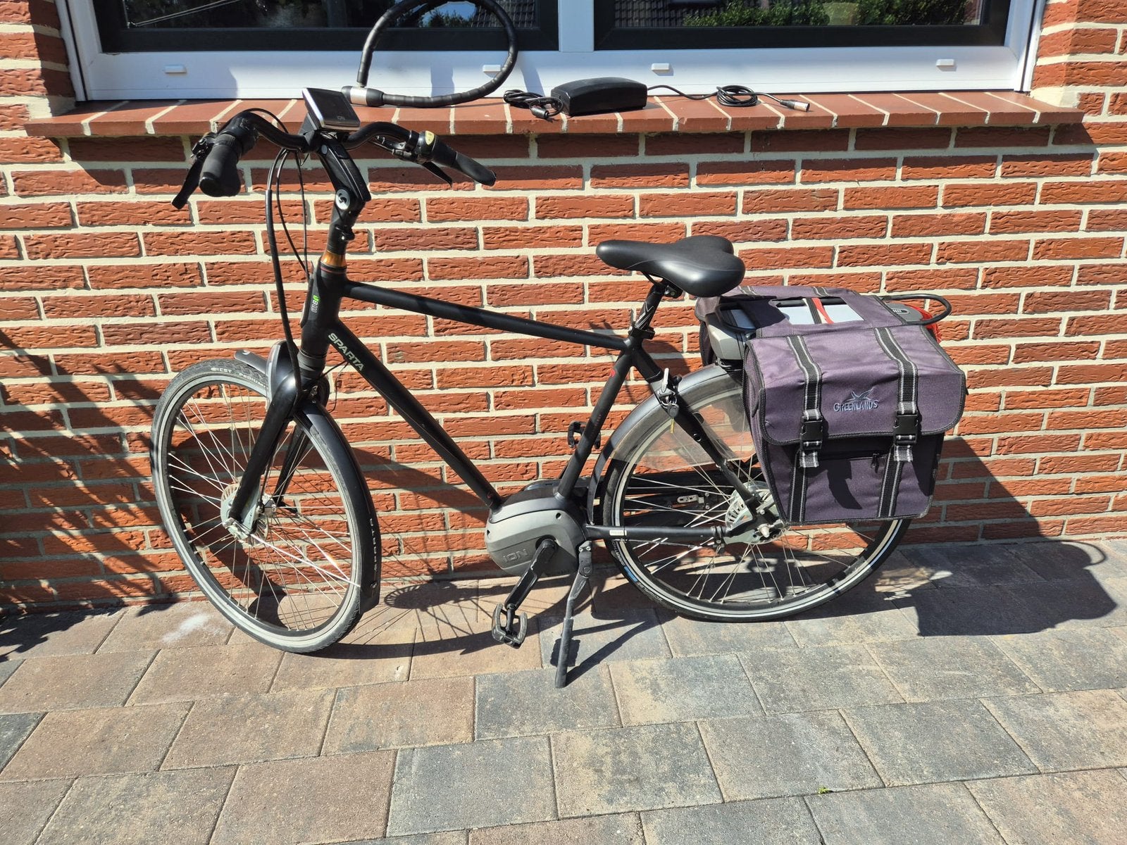 Electrische heren sparta fiets, Ophalen, Sparta, Gebruikt, 51 tot 55 cm