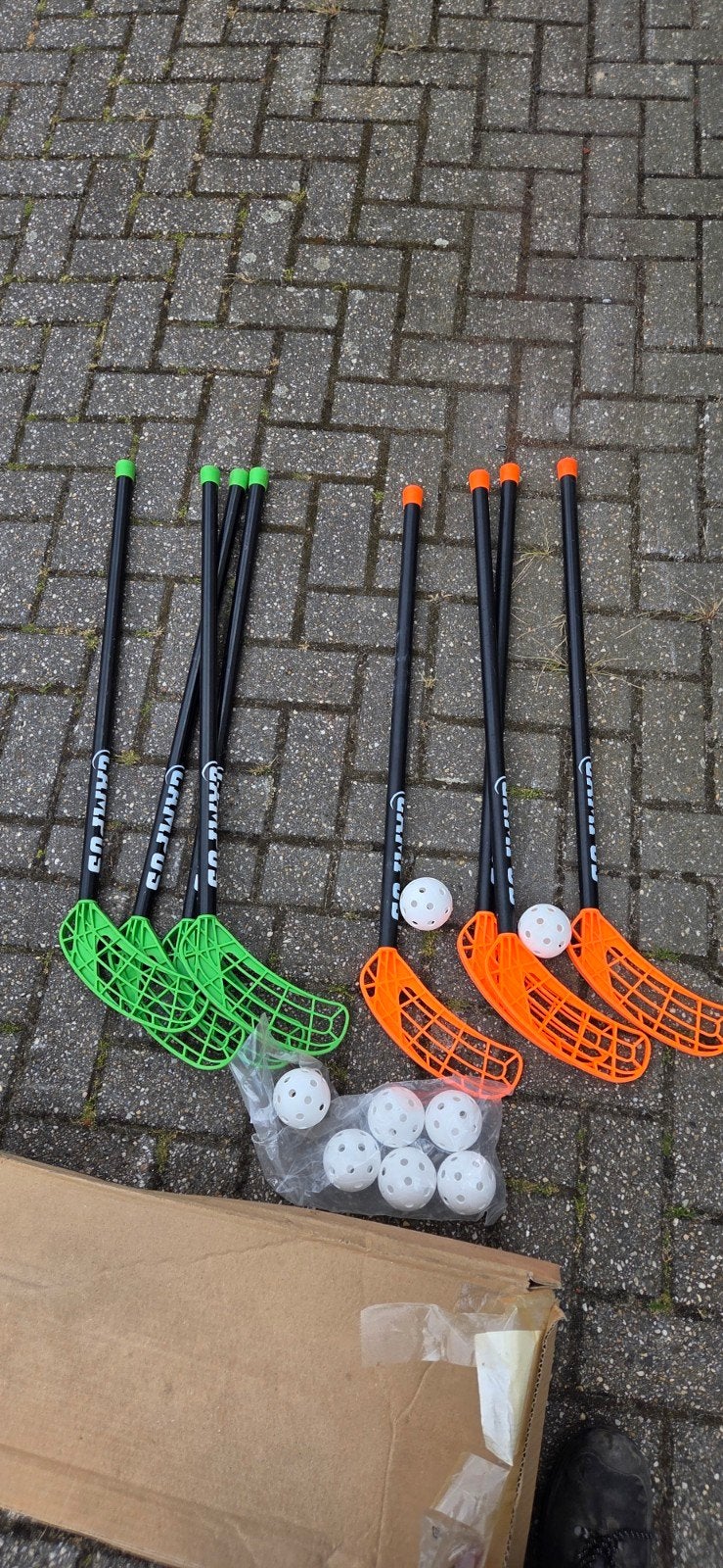 airhoky sticks set met ballen - Campus, Ophalen of Verzenden