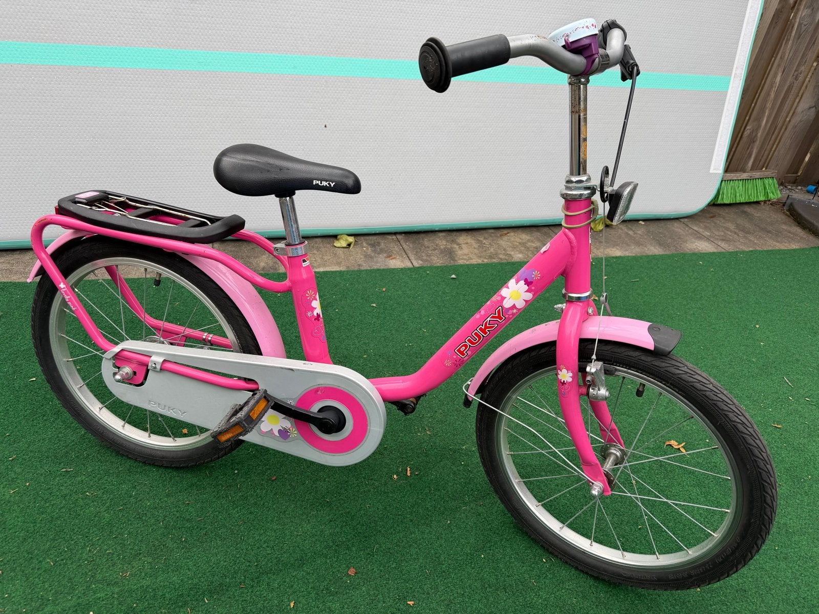 Puky kinderfiets roze 18 inch, Fietsen en Brommers, Fietsen | Kinderfietsjes, Ophalen, Gebruikt, Velgrem, 16 tot 20 inch