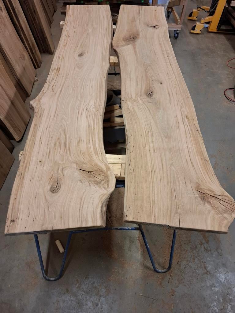 Prachtige boomstamplanken voor wandplank, vensterbank of bar, Ophalen, Nieuw