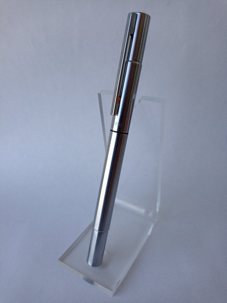Vulpen Aurora Auretta lusso geborst roestvr staal platte nib, Verzamelen, Ophalen of Verzenden, Vulpen, Overige merken