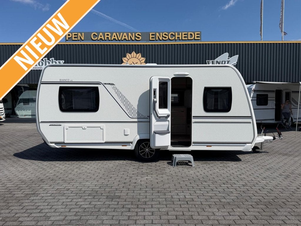 Fendt Bianco Selection 495 SG ACTIEPRIJS!, Caravans en Kamperen, Bedrijf, Overige typen, Tot en met 4, Treinzit