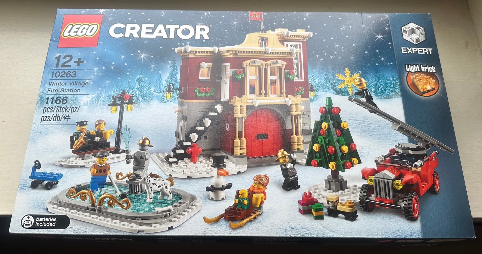 LEGO 10263 Winterdorp Brandweerkazerne (dichte doos), Lego, Nieuw, Ophalen of Verzenden, Compleet