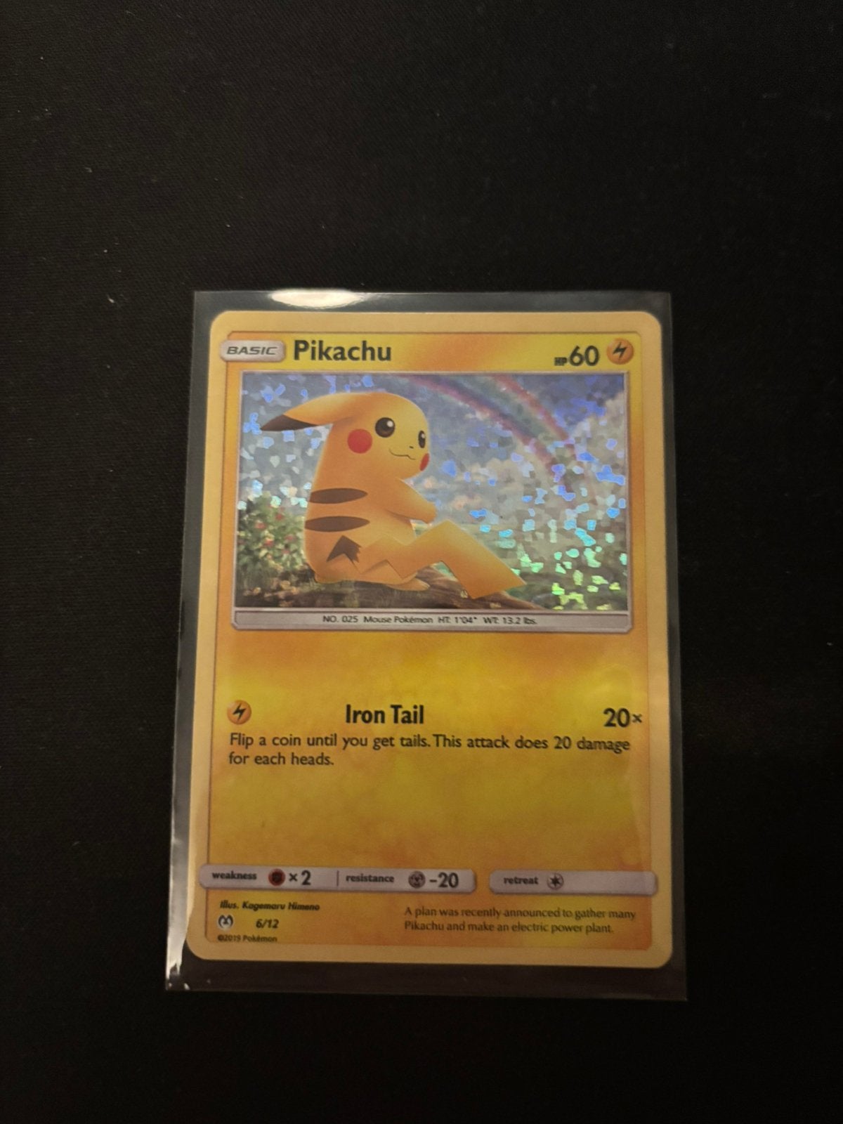 Pikachu mcdonalds holo 2019, Ophalen of Verzenden, Zo goed als nieuw, Losse kaart