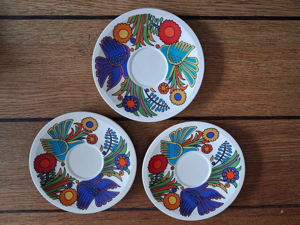 Acapulco schotels Villeroy en boch schoteltje 3x, Ophalen of Verzenden, Glas of Kopje