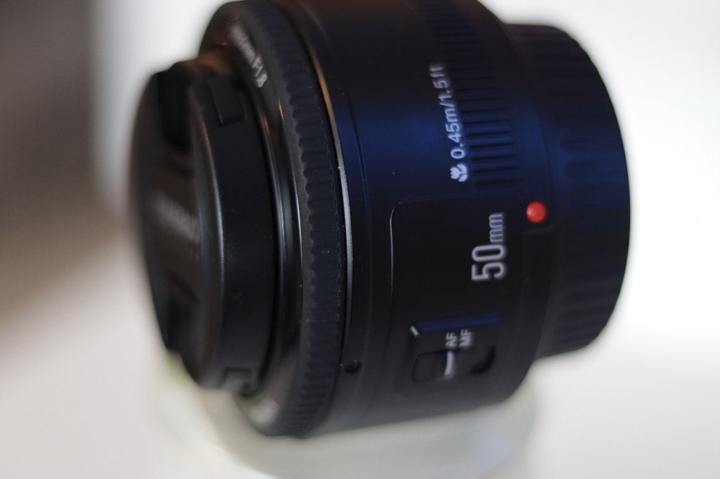 YONGNUO Lens 50mm 1.8, Audio, Tv en Foto, Fotografie | Lenzen en Objectieven, 52 mm, Zo goed als nieuw, Canon EF, Groothoeklens
