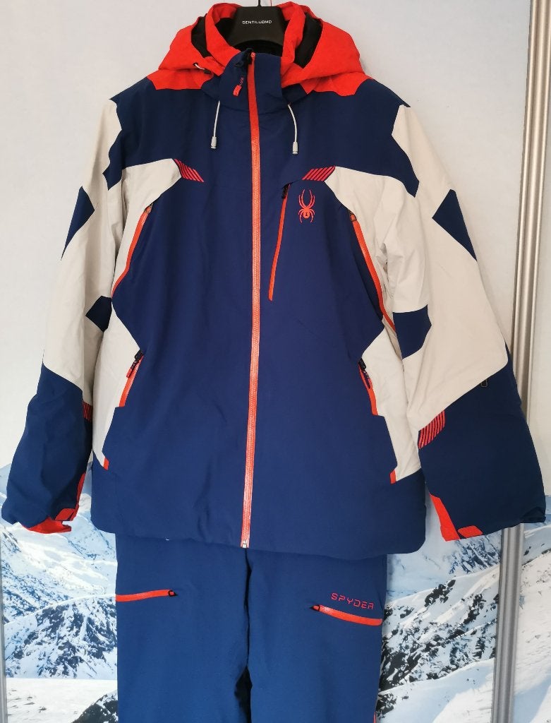 Spyder Skipak, Leader, Propulsion GTX,Wit/Rood/Blauw, XL/54, Maat 56/58 (XL), Ophalen of Verzenden, Zo goed als nieuw, Spyder