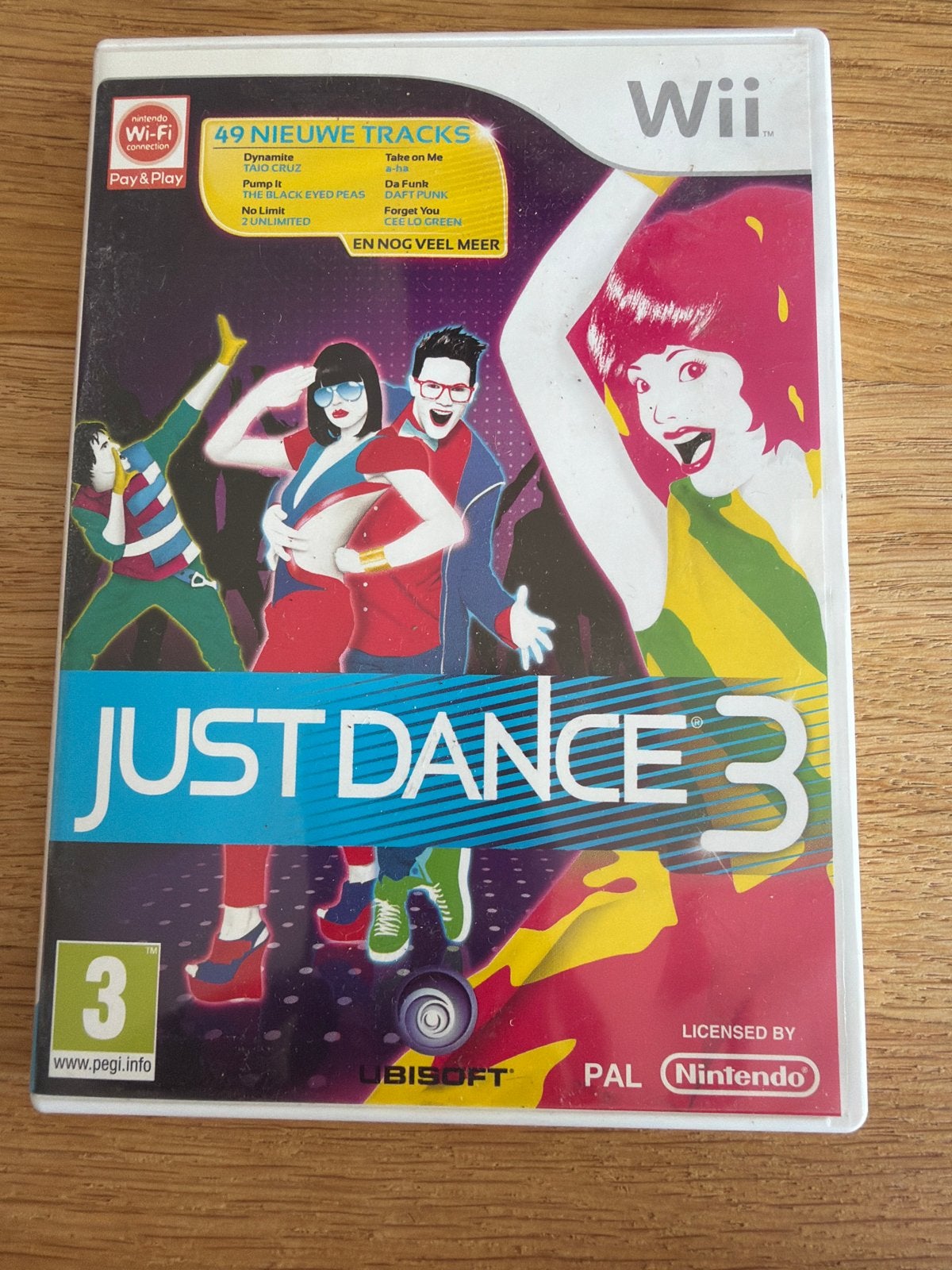 Just Dance 3 - Wii (PAL) - Dansgame met 49 nummers, Muziek, Gebruikt, Eén computer, Ophalen of Verzenden