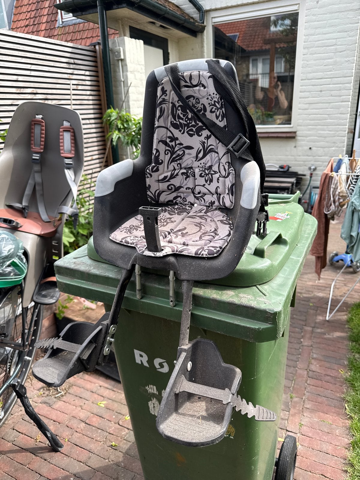 Bobike Mini+ kinderzitje voor aan het stuur, Ophalen, Voorzitje, 0 t/m 13 kg, Gebruikt