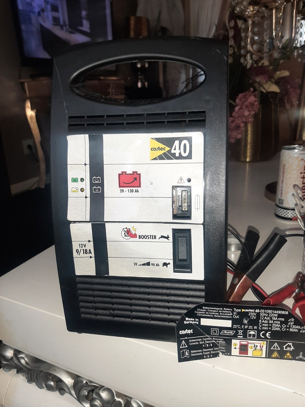 Cartech acculader voor 12 V, Auto-onderdelen, Accu's en Toebehoren, Ophalen of Verzenden, Nieuw