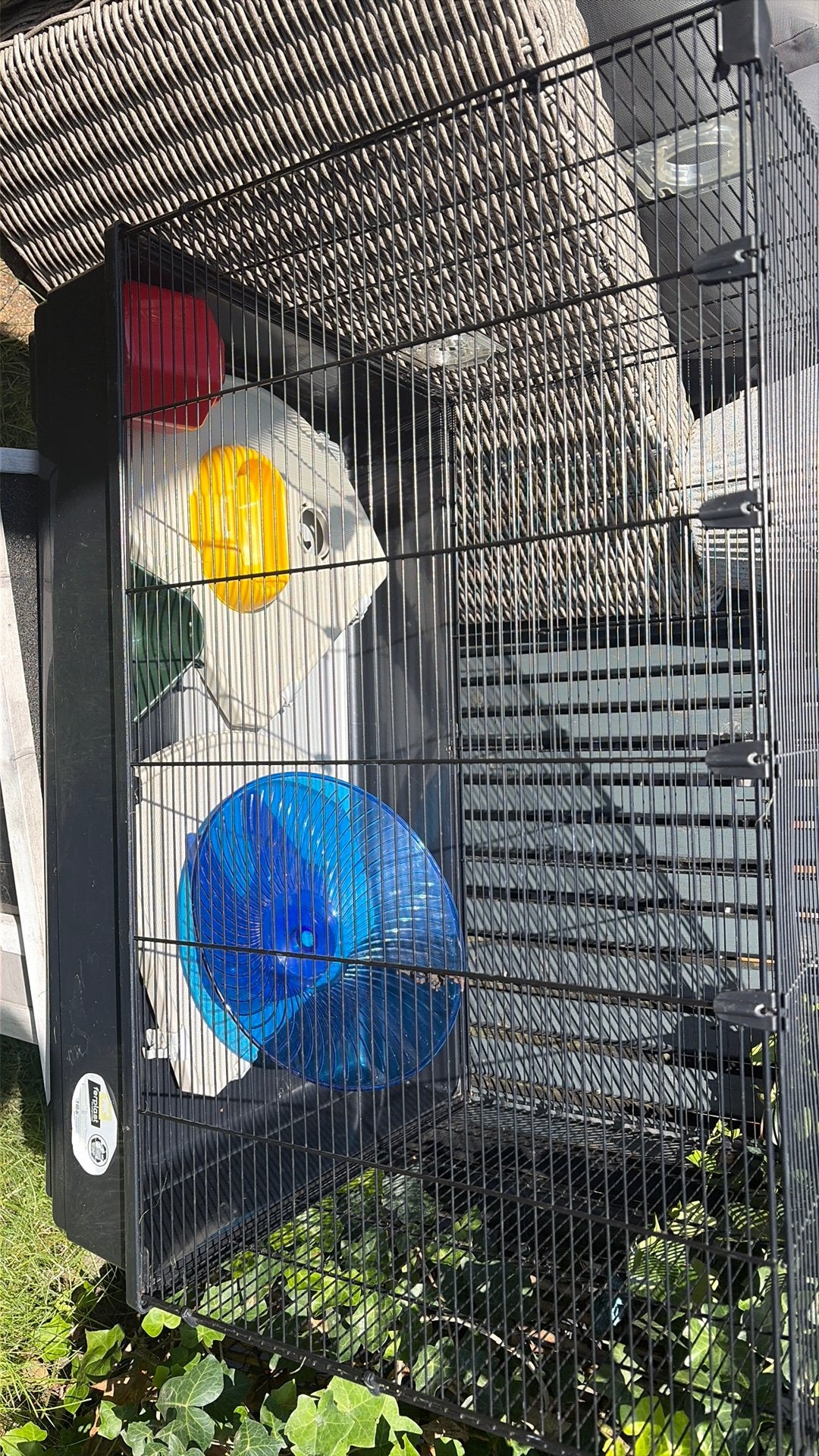Knaagdieren kooi met buizen, Dieren en Toebehoren, Kooi, Minder dan 75 cm, Zo goed als nieuw, Ophalen