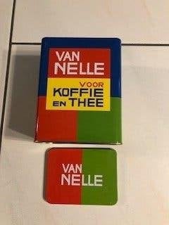 Koffieblik van Nelle, Voorraadpot, Ophalen of Verzenden, Gebruikt, Metaal