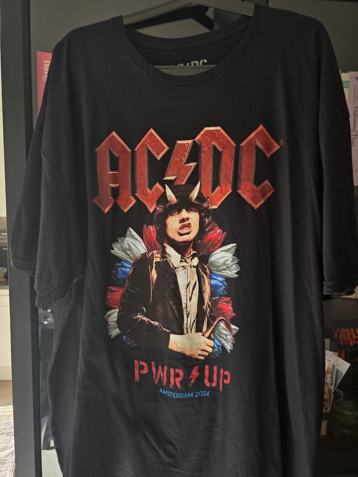 AC/DC Amsterdam PWR UP 2024 T-shirt - Nieuw - XXXL, Kleding | Heren, Zwart, AC/DC, Nieuw, Overige maten