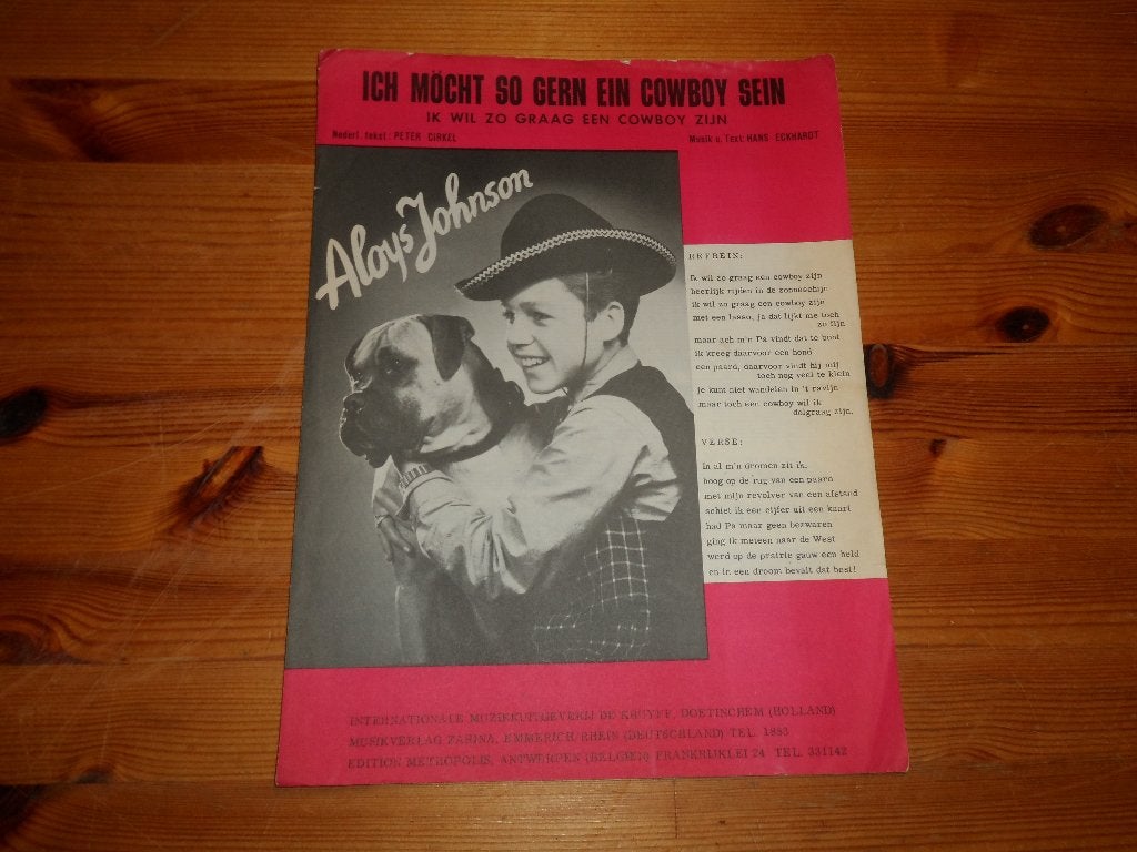 Ich mocht so gern ein cowboy sein - hans eckhard, Gebruikt, Gitaar, Ophalen of Verzenden, Artiest of Componist
