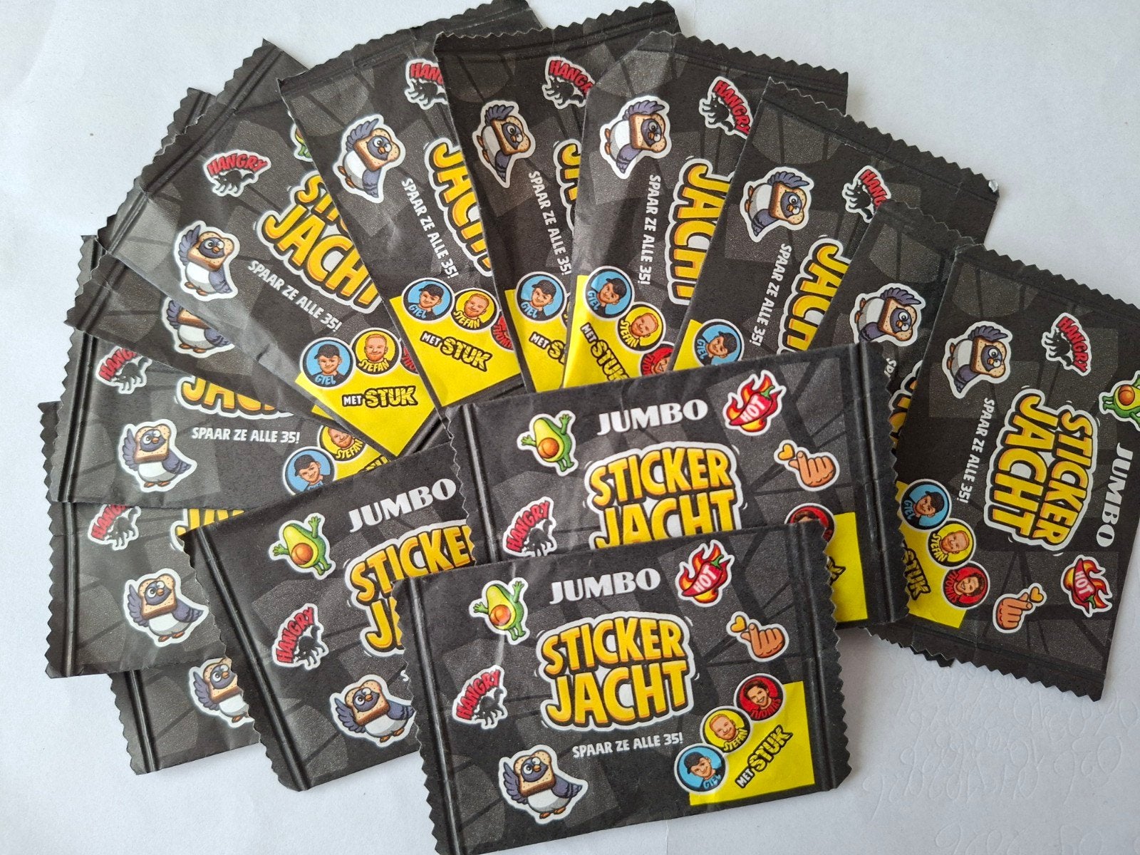 Jumbo Sticker jacht 14 stuks, Ophalen of Verzenden