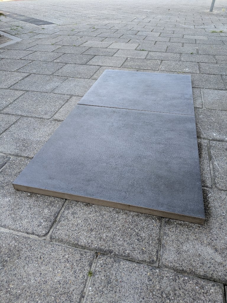 Cera3line 60x60x3cm Square Uni Anthracite tegels (16 stuks), Ophalen, 60 cm of meer, Nieuw, 5 tot 10 m²