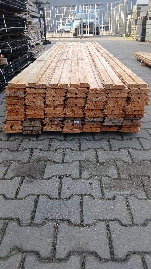 Restpartij 83 planken Douglas rhombus 2,8 x 14 x 400 cm, Ophalen, Nieuw, 250 cm of meer, Planken