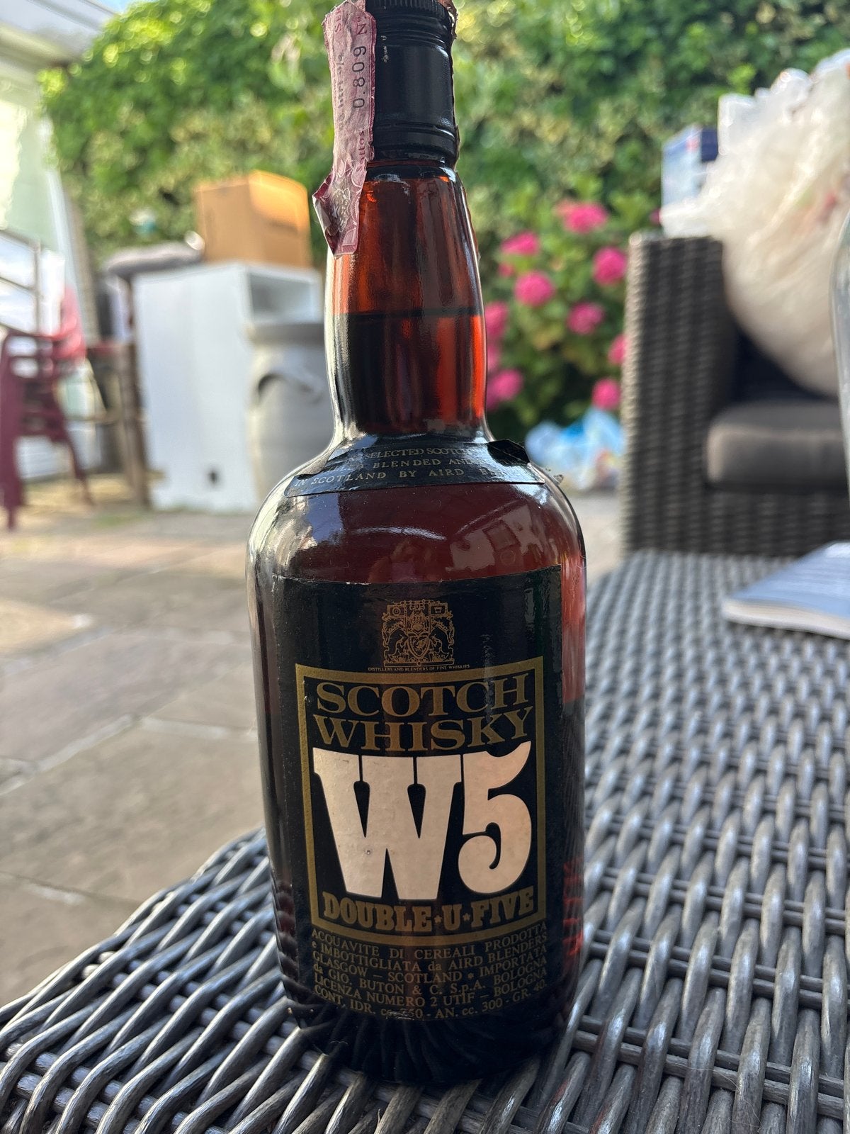 Vintage W5 Double-U-Five Scotch, Antiek en Kunst, Ophalen of Verzenden