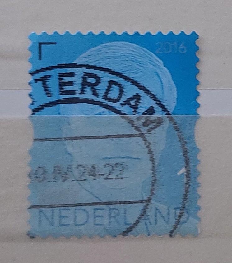 Nederland 3485, Koning Willem Aleander 2016, gestempeld., Ophalen of Verzenden, Na 1940, Gestempeld