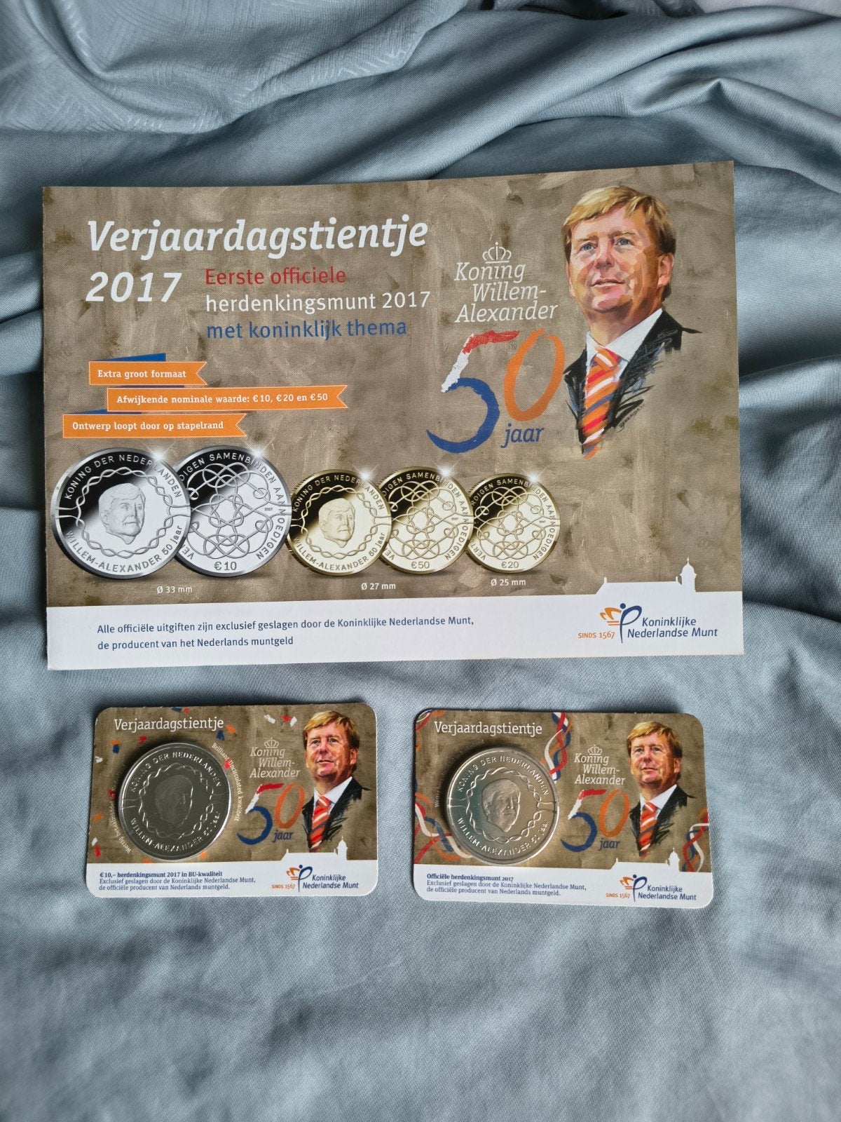 BU en UNC coincard Pennings Koningshuis, 18 stuks, Postzegels en Munten, Munten | Nederland, Ophalen of Verzenden, Koningin Beatrix
