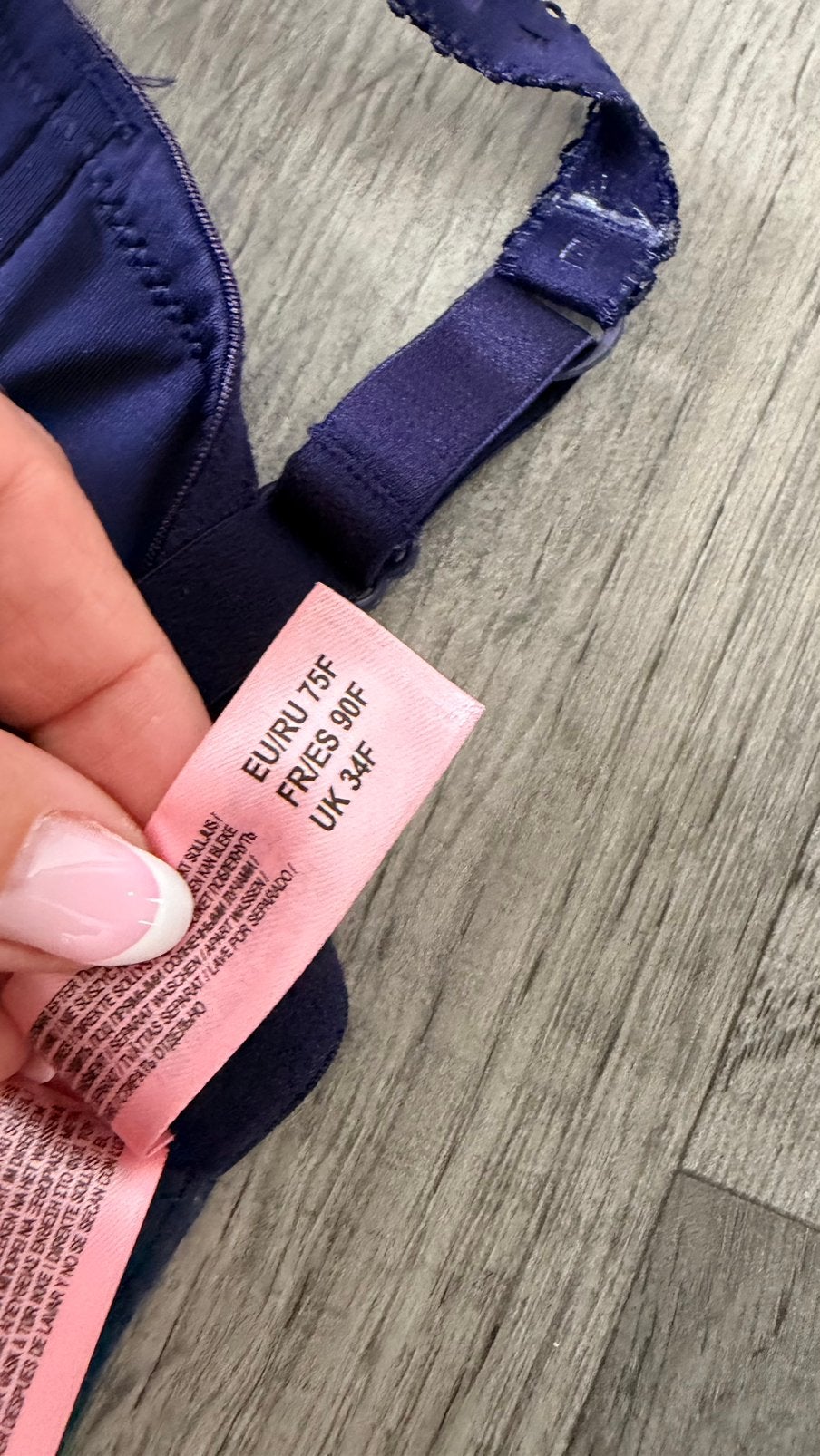 Blauw kanten bh Hunkemöller, Ophalen of Verzenden, Blauw, BH