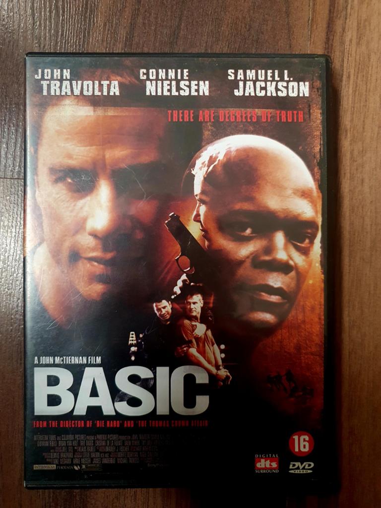 Basic DVD - John Travolta, Samuel L. Jackson (Thriller), Vanaf 16 jaar, Ophalen of Verzenden, Gebruikt, Actiethriller