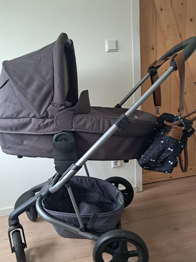Easywalker Kinderwagen Harvey, Gebruikt, Combiwagen, Verstelbare duwstang, Ophalen
