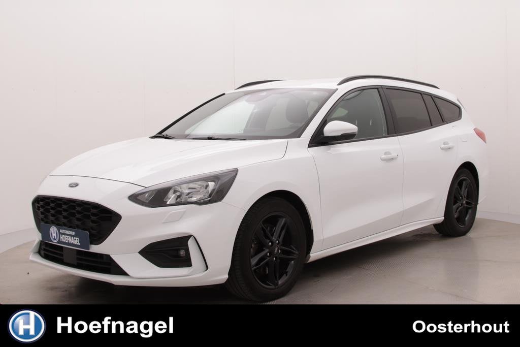 Ford Focus Wagon 1.0 EcoBoost Hybrid ST Line Business Automa, Auto's, Zwart, Adaptive Cruise Control, Wit, 19 km/l